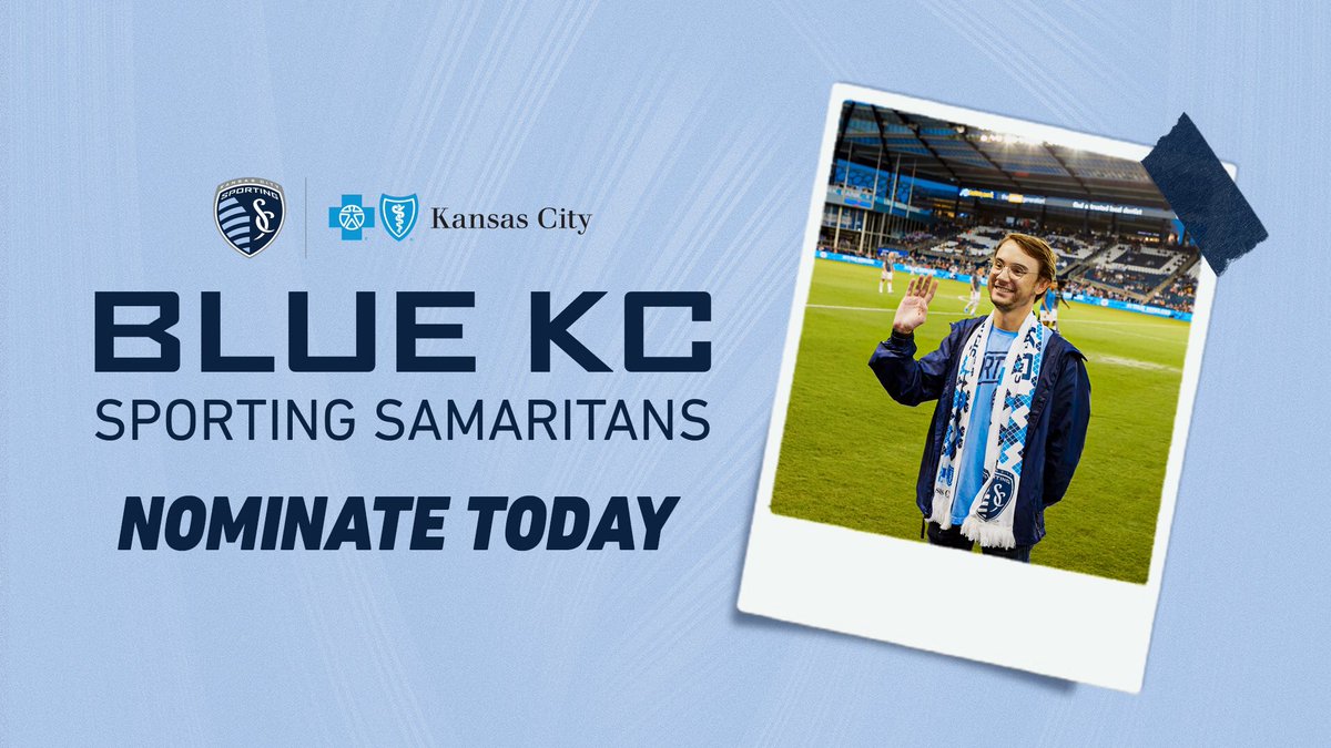 This season I've teamed up with Blue Cross and Blue Shield of Kansas City to recognize administrators, teachers, and students who make our community a better place to live work and play through the Sporting Samaritans Program! Nominate today: sportingkc.com/bluekc <a href="/BlueKC/">Blue KC</a>
