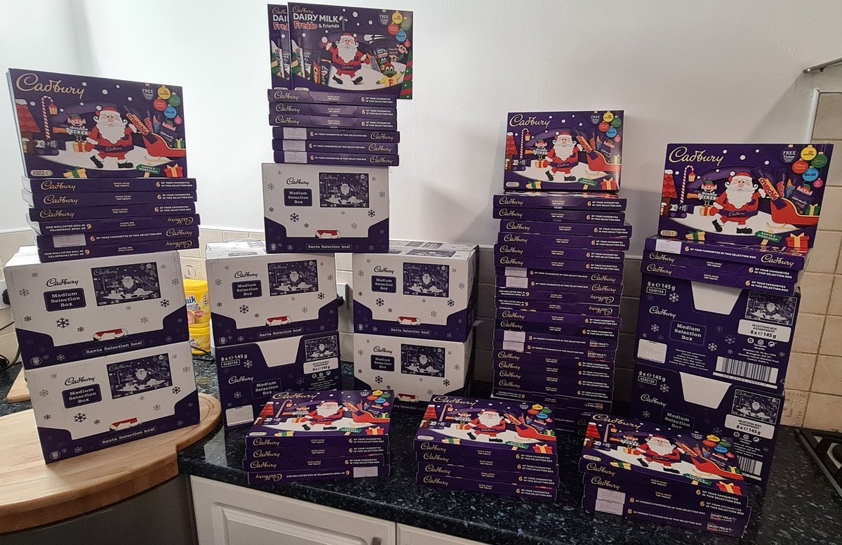 Secret Santa is pleased to donate 150 x Selection boxes for all the children attending the upcoming BwD Foster Carers Xmas party :-)
at Blackburn Rovers xx