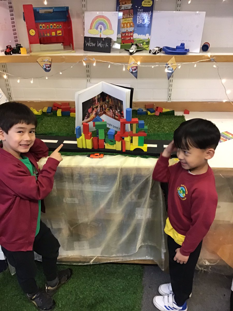 ReceptionSouthC's tweet photo. Inkpen class have loved our story Naughty Bus bus this week! We have made our first ever class story map. We love the part of the story where the Naughty Bus goes through the beans and that’s what we have been exploring outside this week. #welovesouthcamberley #naughtybus #eysf https://t.co/tbjbAI4Ty9