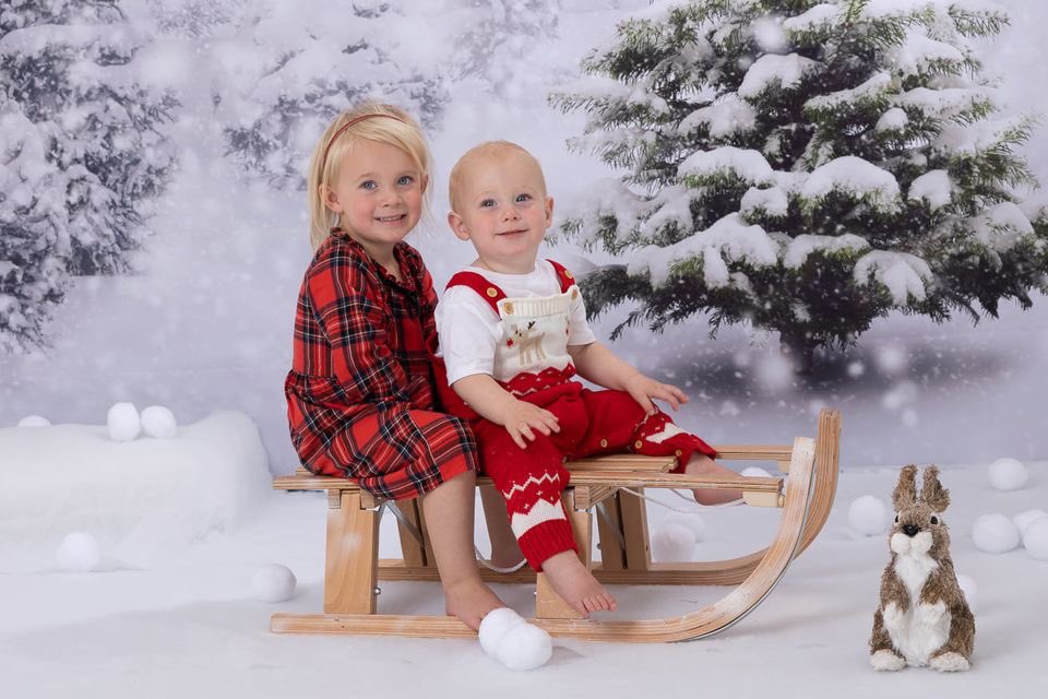 Christmas studio photos well underway #Christmas #Studio #photographer #photoshoot #studiolife