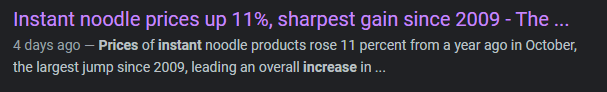 Jebus's tweet photo. If ramen is up 11% inflation is higher than 6%, sorry. https://t.co/r2OcIVwHVR