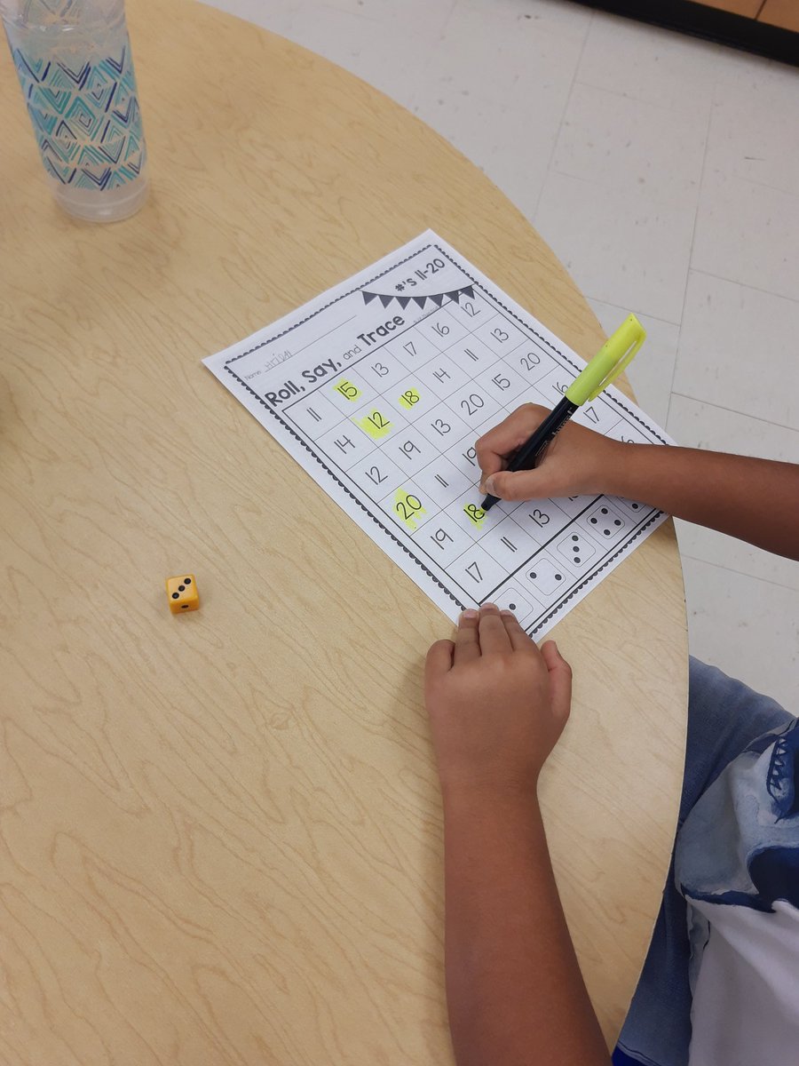 Today we were working on numbers from 11 to 20!