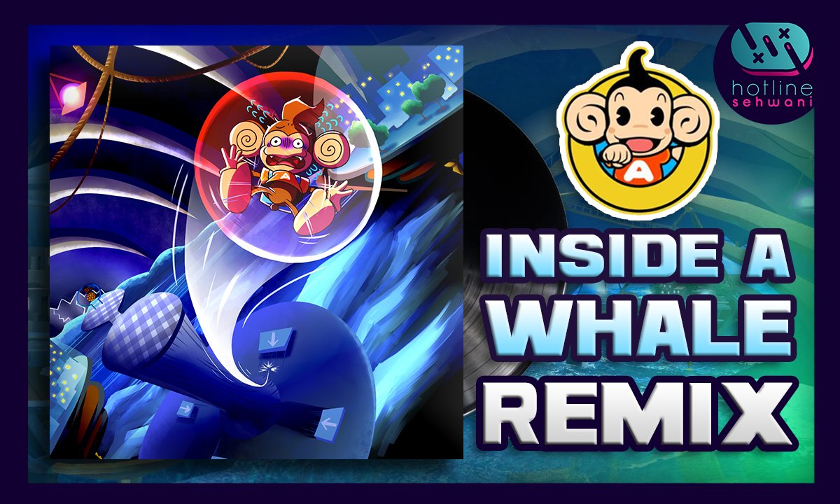 HotlineSehwani's tweet photo. NEW REMIX: (World 4) Inside A Whale from Super Monkey Ball 2 #LoFi Remix! 🎧 Listen here: https://t.co/viP48EKFwP🎨 Art by @Dash1426 🖌️ @SEGA @SuperMonkeyBall #SuperMonkeyBall2 #HotlineSehwani 👾 https://t.co/lAJTvjJtb4
