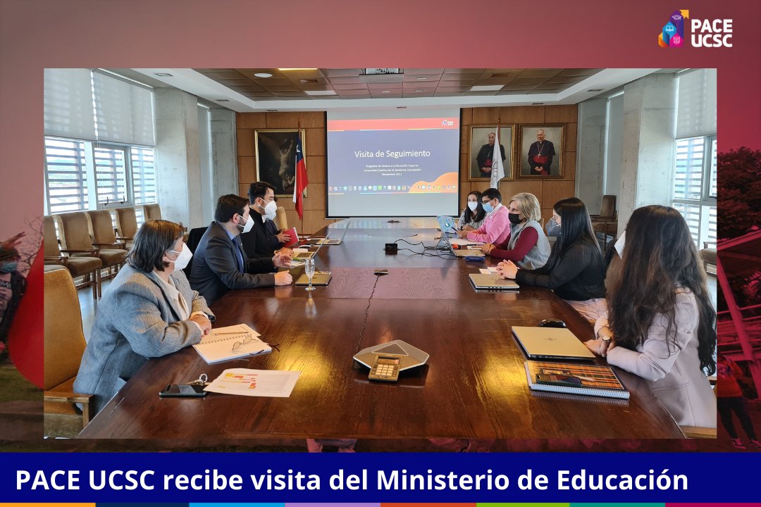 paceucsc's tweet image. En el marco de una nueva Jornada de Seguimiento y Evaluación de Proyectos Basales que realiza el Mineduc, autoridades del Ministerio se reunieron con directivos de la Vicerrectoría Académica de la UCSC y del Programa PACE UCSC.