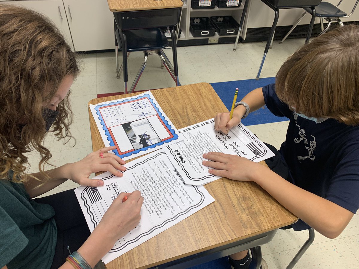 misszumbo's tweet photo. Veteran’s Day Escape Room! Solving codes and ciphers to learn more about this special day🇺🇸 @NSFairport https://t.co/IDiFPJum9e