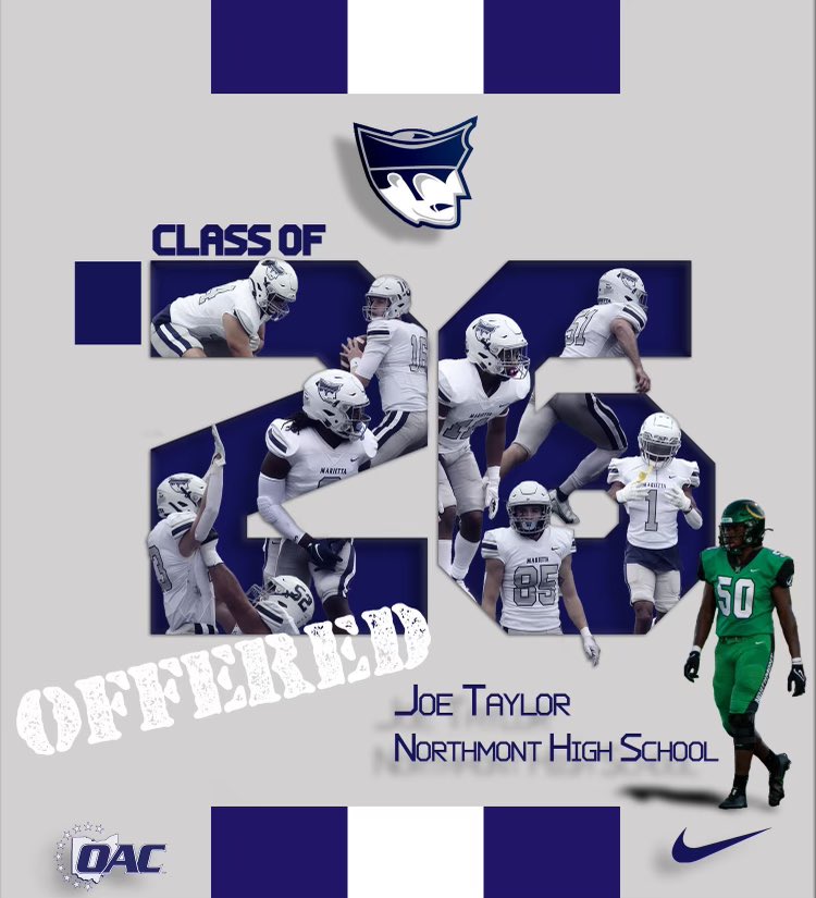 After a great talk with <a href="/CoachWaddle/">Andy Waddle</a>  I am truly thankful to receive my 3rd offer from Marietta College!! <a href="/CoachPeluso_/">Brandon Peluso</a> #PioNation