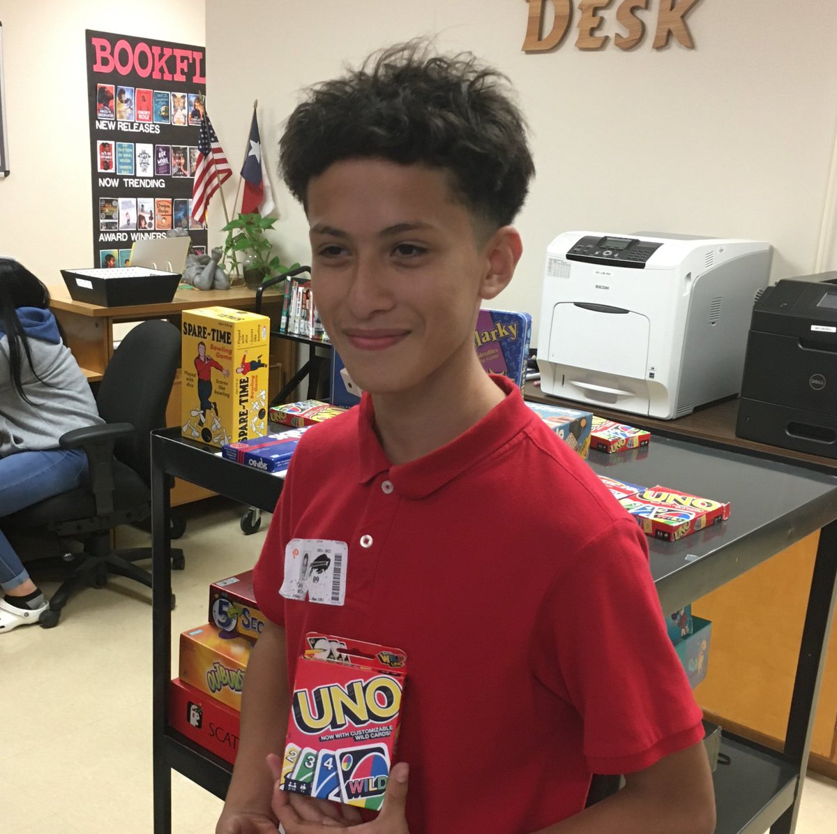 Haltom High Library tweet media