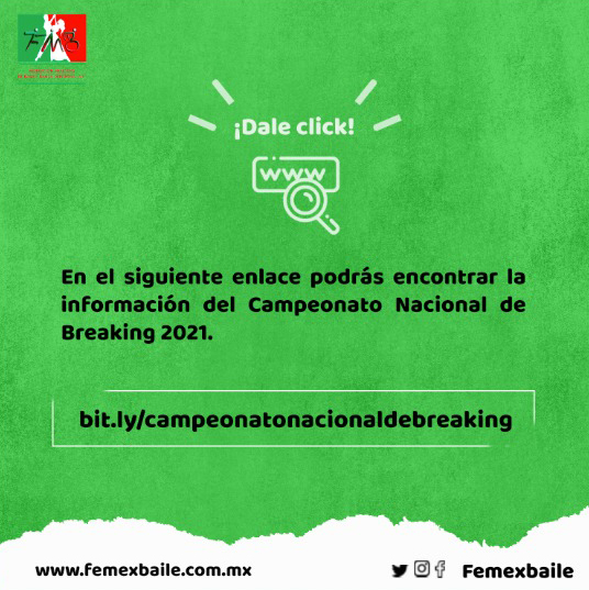 Femexbaile's tweet photo. ¡Aún estas a tiempo! Se extiende el periodo de inscripción hasta el día de la competencia el 13 de Noviembre de 8:00 a 9:40 AM https://t.co/b0lnbK420I