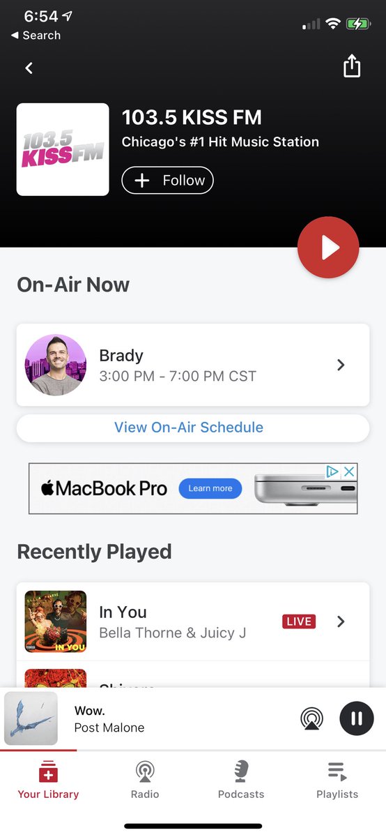 Bradyradio's tweet image. Just gave Chicago #InYou by @bellathorne on @1035KISSFM So far reaction has been: 🔥🔥🔥🔥