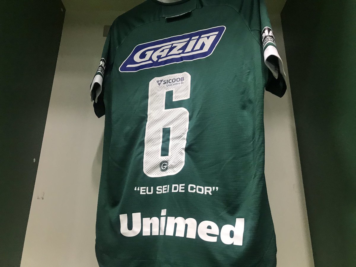 VSertanejo's tweet photo. O time do Goiás jogando agora e homenageando a Marília 💚✨ https://t.co/wWjnXbxqCO