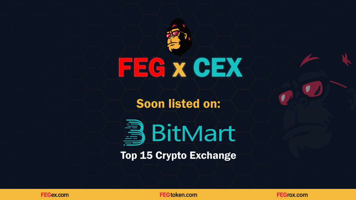FegtokenP's tweet photo. We dey list for top Cex exchange wey be Bitmart soon and na another way wey fit make us boost volume and exposure! Make una try #hodl and buy more cos more things dey work for corner! #FEG #fegtoken @BitMartExchange X @FEGtoken 

#cryptocurrency |kuda |Telegram |#LearnCryptoNG https://t.co/d3mAAPQe7q