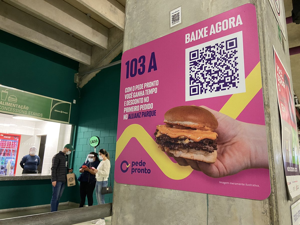 nubankparque's tweet photo. A maneira de pedir comida e bebida no Allianz Parque será 𝖗𝖊𝖛𝖔𝖑𝖚𝖈𝖎𝖔𝖓𝖆𝖉𝖆 com #PedePronto, meu novo app de alimentação 📲🥤🍔
Posso lançar a braba? Já corre pra baixar na loja de aplicativos do seu celular porque tem MUITA coisa boa vindo ✅ https://t.co/x0dGUDz1y6