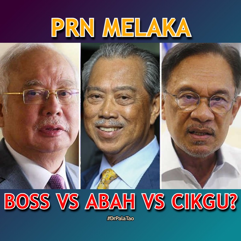 DrPalatao's tweet photo. PENGUNDI MELAKA MAHU PILIH YANG MANA SATU?
Boss? Abah? Cikgu?
https://t.co/YOetGmeYhc https://t.co/CWEUZvKkye