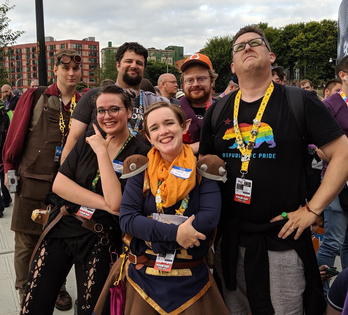 mcboots42's tweet photo. the cteam drew me back to dnd when I nearly dropped it forever. the fandom put a roof over my head when I was homeless in 2018. now, 3 yrs later, I've written dnd books and our charity has raised over $17.6k for Child's Play 🤘 SO WILD.

cteam changed my life. 💛

#cteamgoodbye https://t.co/kRmLzjA0yG