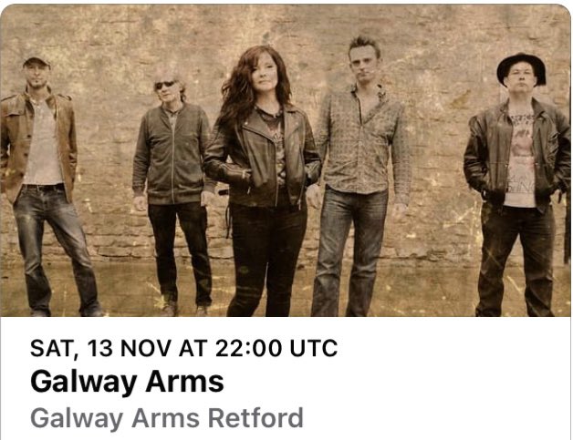 headswillroll16's tweet photo. Cannot wait to get back to the @GalwayRetford ! One of our favourite venues and always a brilliant crowd! 🎉🙌🏻 https://t.co/NySgA6napJ
