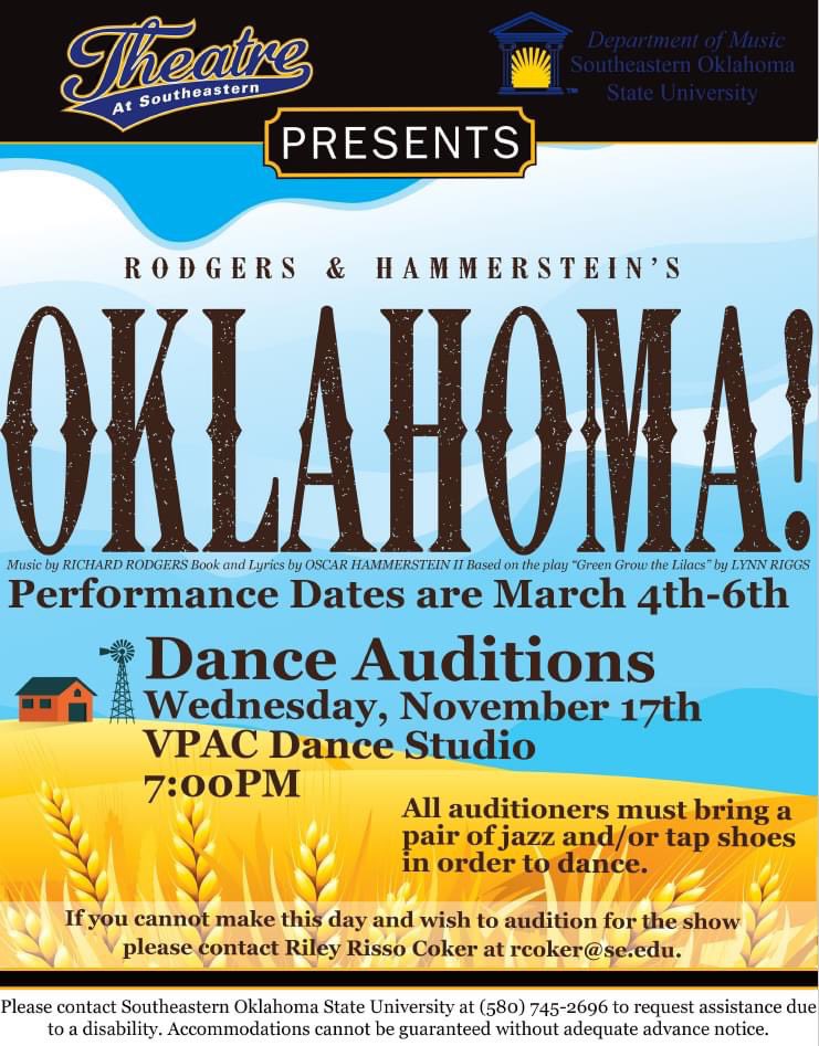 rhcoker's tweet photo. Come join the fun and audition to be a dancer in this magical musical!

**Must be at least 13-years old to audition.

Graphic design by Heaven Williams. https://t.co/O7zmoXQFbk