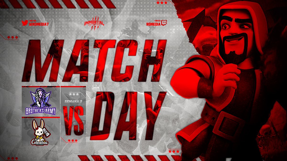 RomeooiA's tweet photo. Guerras de hoy 🤠
@BrothersArmyCOC vs @COC_COLOMBIA_F  5pm 🇲🇽🇲🇽
Y a las 7pm 🇲🇽🇲🇽
@DRAGONK77261150 vs #LeyendasAE clan de @AeShaaron 
No se lo pierdan 🚶‍♂️🚶‍♂️
https://t.co/82tKZyCiKi https://t.co/B0uxgb65Ct