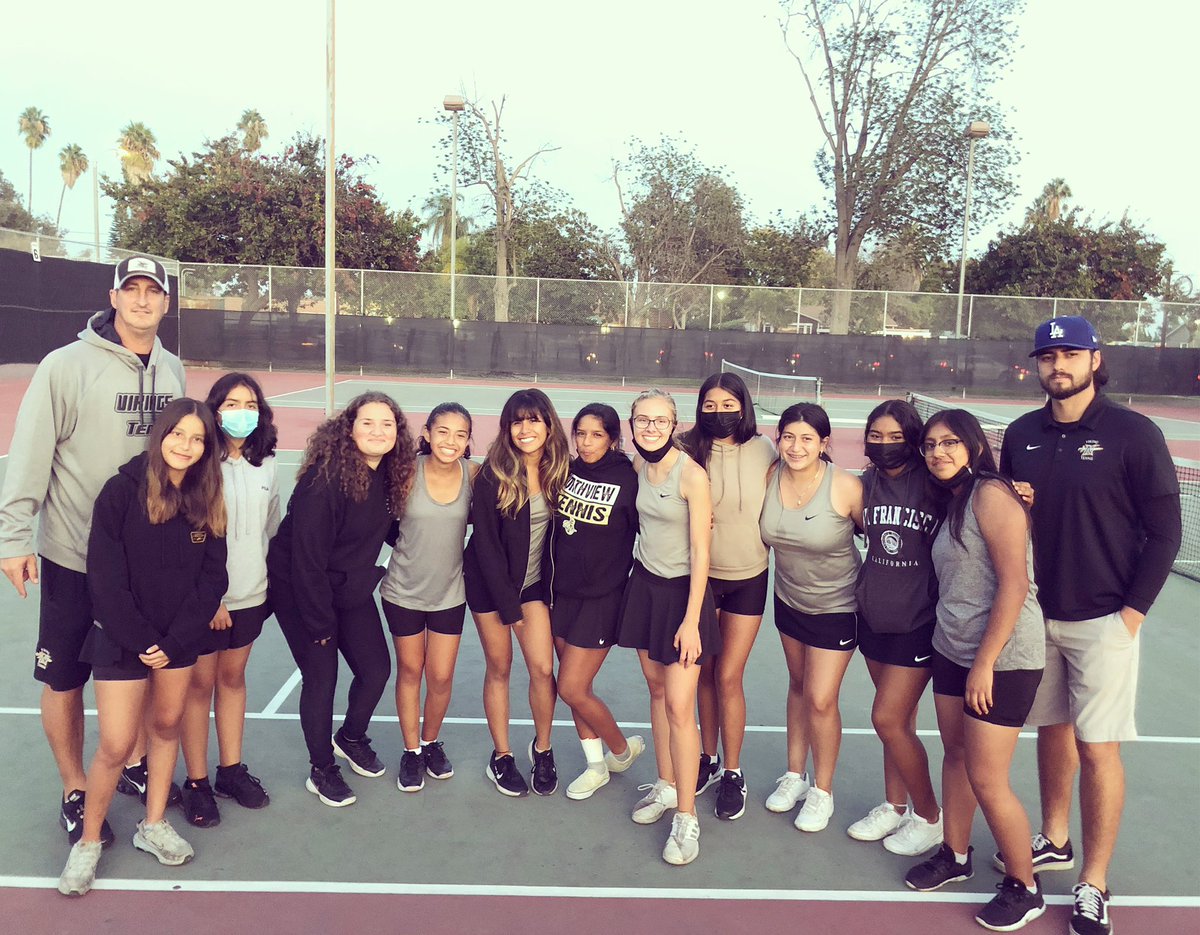 CovinaValleyUSD's tweet photo. Good luck to our @NHSVikings Girls Tennis as they advance to the @CIFSS Semi-Finals! The game will be Today, 11/10 at home vs El Rancho High School.
*
*
#CovinaValleyUSD #NorthviewHS #CIF #Tennis https://t.co/QAnr2Z8LRB