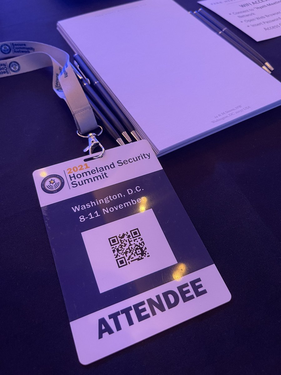 brianvb's tweet photo. SCN homeland security summit with FBI director Wray. https://t.co/FM80BzjIXx