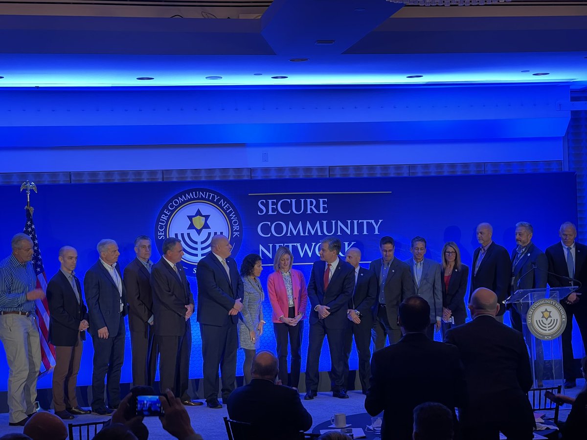 brianvb's tweet photo. SCN homeland security summit with FBI director Wray. https://t.co/FM80BzjIXx