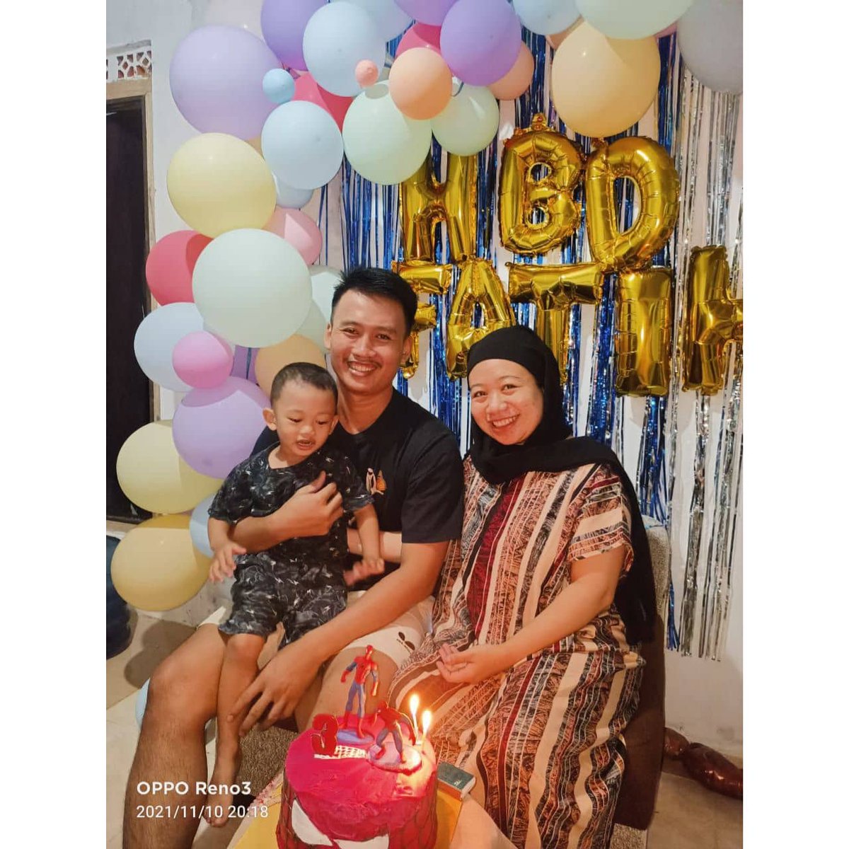 Bayiku sudah besar ❤ #fathturning3