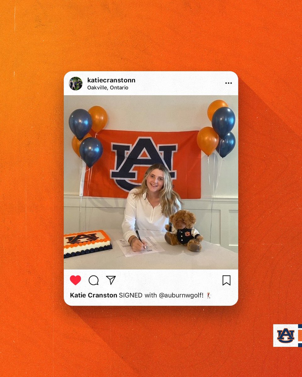 Our second NLI is in! ✍️🇨🇦

We are beyond excited to welcome the Canadian Crusher, <a href="/KatieCranston1/">Katie Cranston</a>, to the Plains in the 2022 class!

#WarEagle