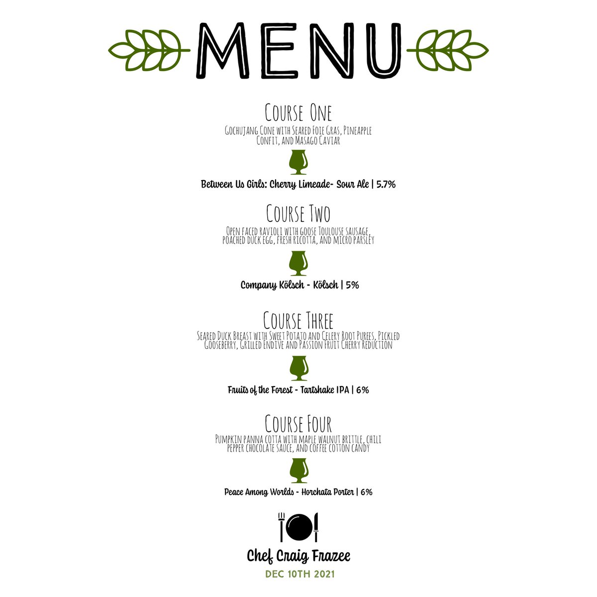 Dec 10. BE THERE. Tickets for sale on our event page on our website (highgroundbrewing.co).