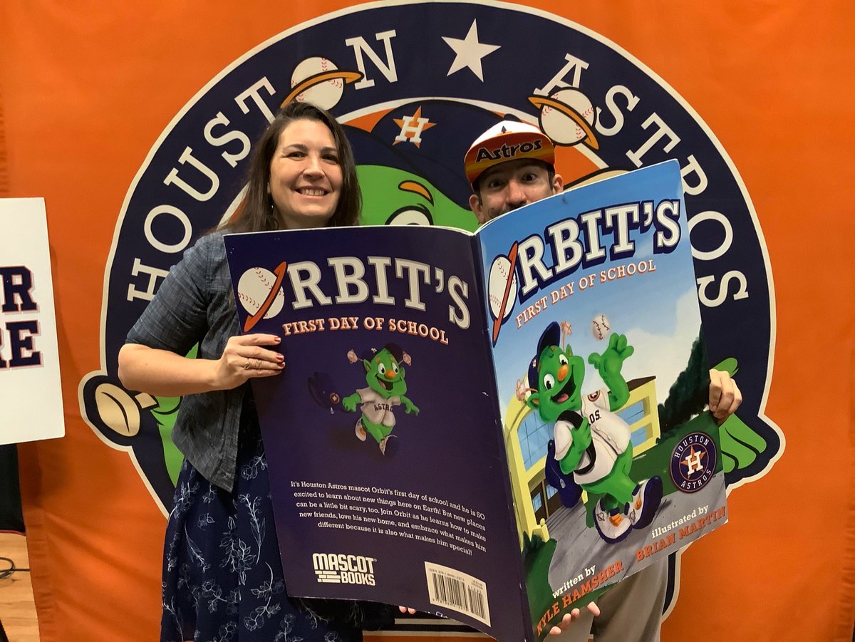 MariaUngaro9's tweet photo. Guess who I had a chance to read with today.... Reading is so important. Thank you Orbit and the Astros for coming to MPE @MariaUngaro9 @MPElemSchool #MPEweare1 @katyisd #ktintervent #katyread @astros @OrbitAstros https://t.co/bOg17XWkdA