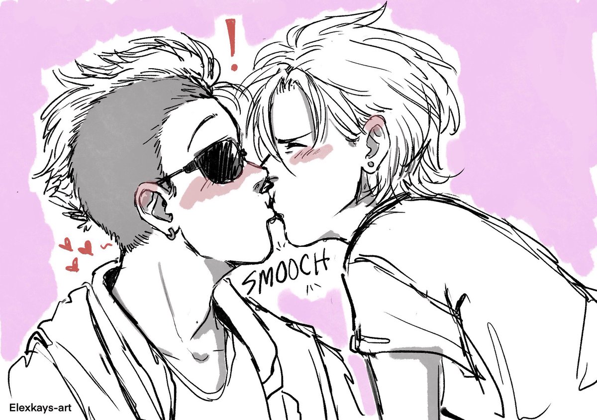 elexkays's tweet photo. Day 2 - first times

The first time Ash surprise-kissed Shorter 😗💘
(They’re only slightly younger)

#ShorterWongWeek #BANANAFISH #shorash #elexkays #AshLynx #ShorterWong https://t.co/L3Faa53fBF