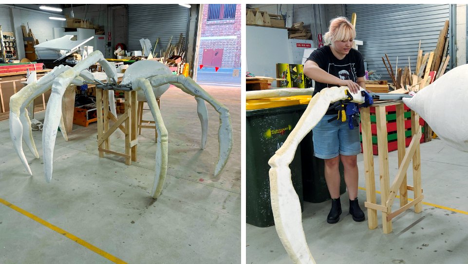 MakerspaceAdl's tweet photo. Makerspace Adelaide has a large workshop available for any project!
This amazing creation is the basis of a costume that was been crafted by Tanika as part of an assessment project in her tertiary studies.
#makerspace #adelaide #costume #project #openworkshop #creative #arts https://t.co/VMI3Eqffan