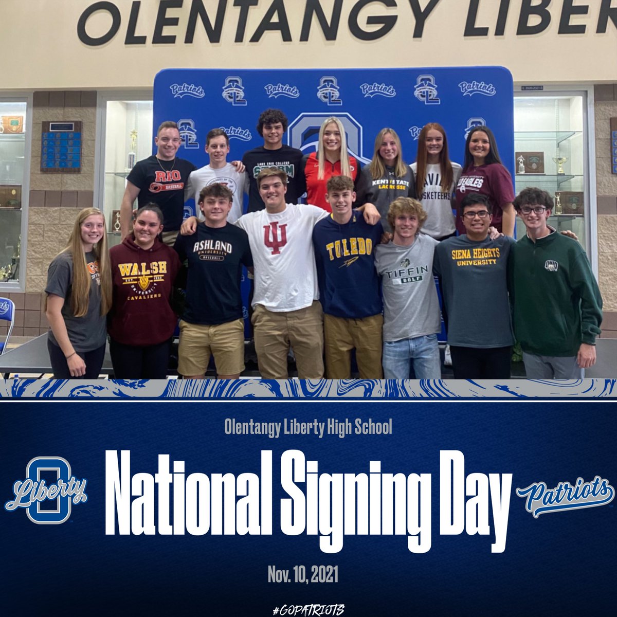 Congratulations to our 15 Fall Signing Day athletes &amp; Best of Luck at the next level! <a href="/Mr_Starner/">Mike Starner</a> <a href="/MsHalls_OLHS/">Ms. Halls</a> @Tincher_OLHS @MrKim_OLHS #LIBERTY