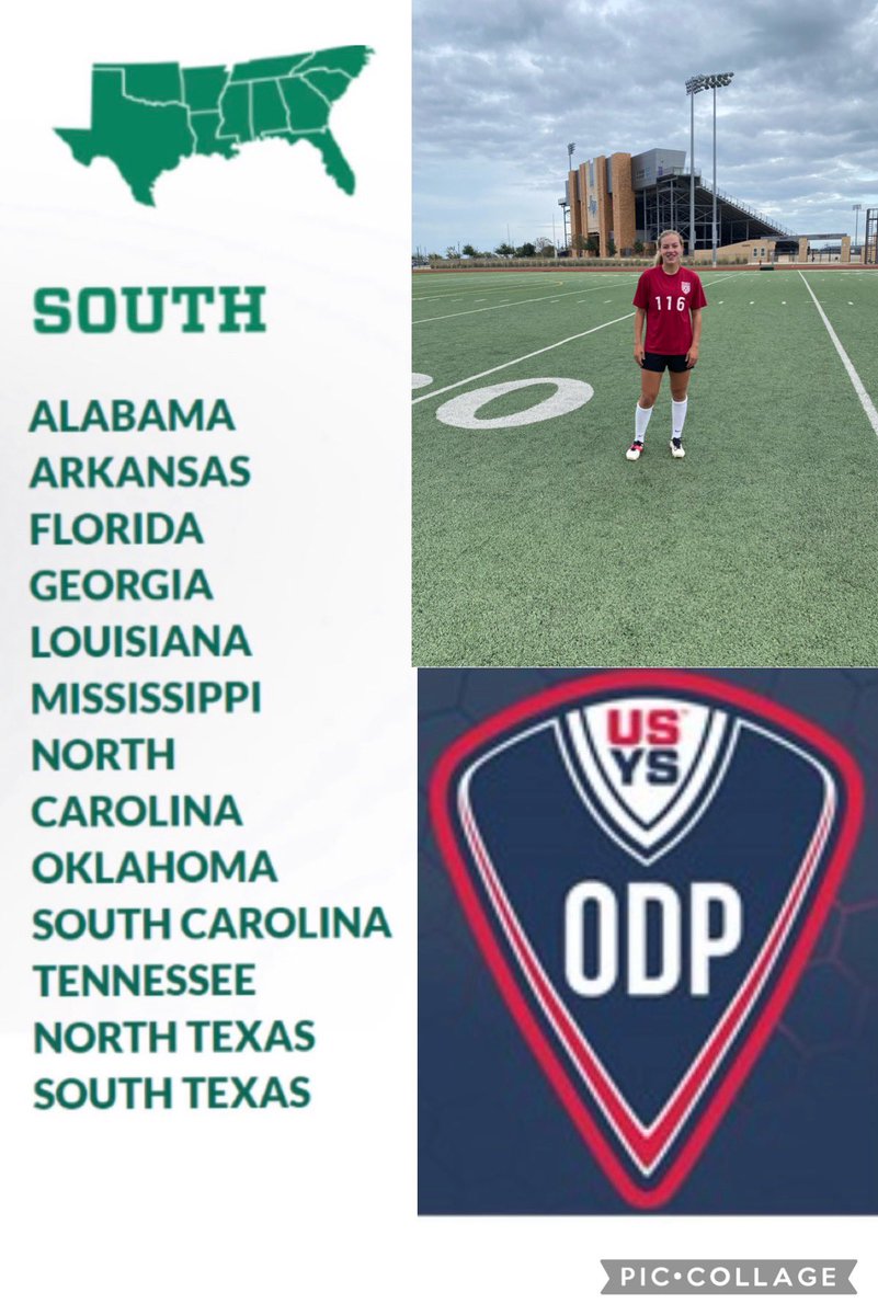 So honored to have been selected to represent the South Region in the <a href="/USYouthSoccer/">US Youth Soccer</a> ODP Inter-regional event in Orlando, FL.
<a href="/usysodp/">US Youth Soccer ODP</a> <a href="/STXODP/">South Texas ODP</a> <a href="/USYSRegionIII/">USYSRegionIII</a> @CE07GECNL <a href="/smhsLRSoccer/">Lady Rattler Soccer</a> @SMCISD_Rattlers <a href="/KassiHormuth/">Coach Hormuth</a> <a href="/BlankenauCoach/">Coach Blankenau</a> <a href="/jwalshrattler/">Coach John Walsh</a> <a href="/TheSoccerWire/">SoccerWire</a> <a href="/TopDrawerSoccer/">TopDrawerSoccer</a>