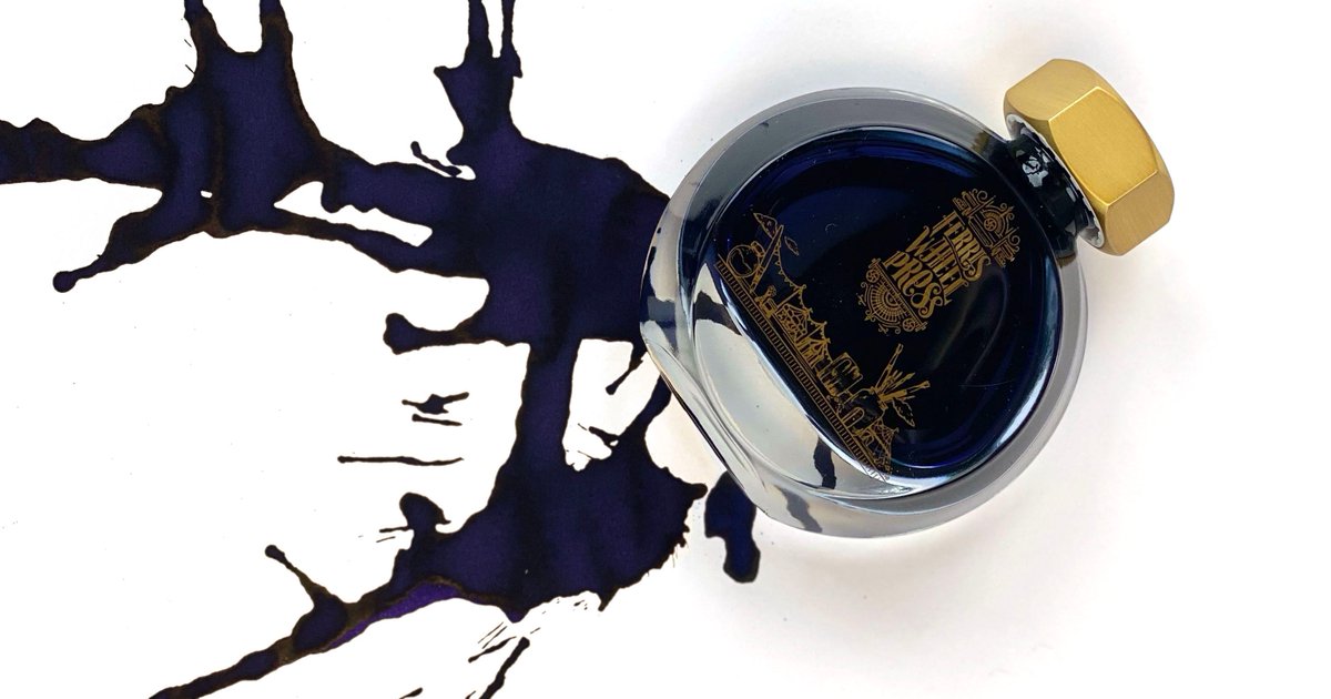 PenChalet's tweet photo. Don't miss this week's ink review featuring Ferris Wheel Press Tanzanite Sky ink. It's our 1st official, full-length ink review of our newest brand of ink! Read the full review: 
https://t.co/deNGYpg2Df #ferriswheelpress #fwpink #ink #inkreview #fountainpenink https://t.co/HbK780vCBc