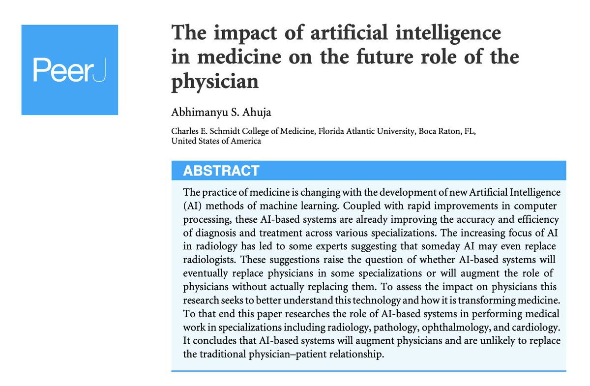 cubismi_inc's tweet photo. "It concludes that AI-based systems will augment physicians and are unlikely to replace the traditional physician–patient relationship" #patientcenticity #putdatatowork #dataispower #hippocraticoath #experience https://t.co/nDjcFg3Jls https://t.co/uXIybFyU5J