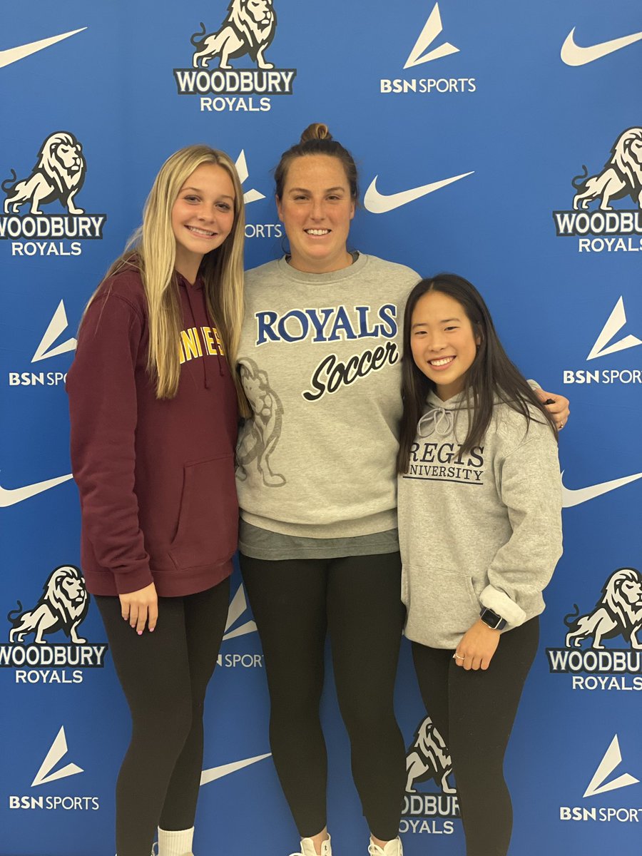 Congratulations to our WHS National Letter of Intent signers!! Kameron Monson, Uni. Of St. Thomas, Softball, Riley Rosenthal, Concordia St Paul University, Softball, Sophia Barjesteh, Uni. of Minnesota-Twin Cities, Women’s Soccer, Julia Bowman, Regis University, Women’s Soccer.