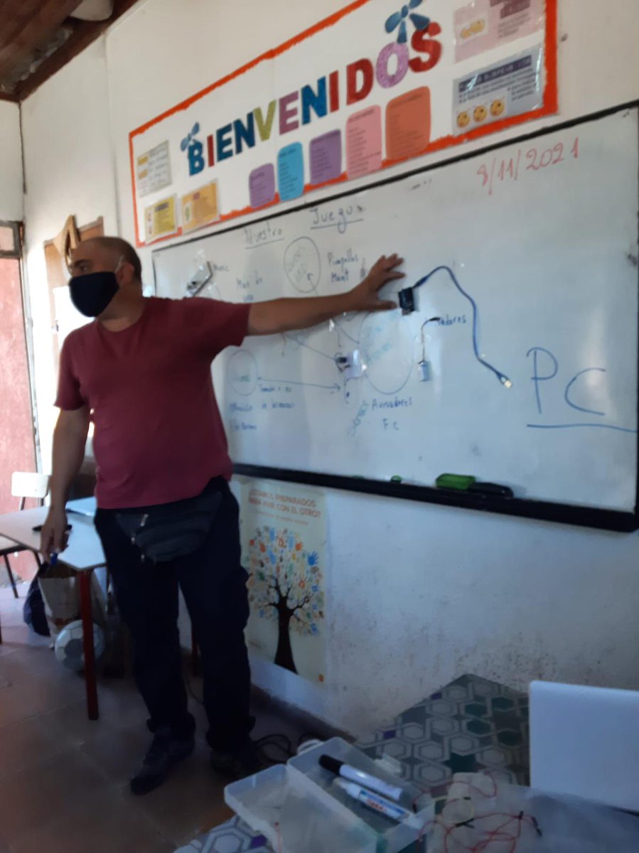 jdilaccio's tweet photo. El juego del sensor de humo como recurso para que los niños adquieran competencias científicas. El Depto. De Física del CeRP del Litoral trabajando junto a la escuela primaria. https://t.co/DQGlLXgtnv