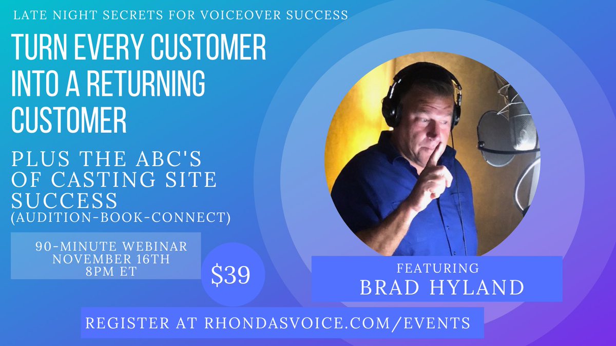 Brush up on those communication skills and learn the ABC’s of online voiceover casting sites. Next Tuesday. #latenightsecrets #voiceover #webinar #voiceactor #voiceovertalent #voiceacting #voiceovertraining #voiceoverwebinar #voiceovercoach #voiceoverartist