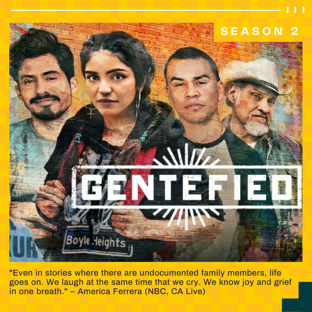 Grab your chocolate Ibarra and get cozy. <a href="/gentefied/">Gentefied</a> season 2 is out today! 
Who's binging? 👀🍿

Huge congratulations to show creators and Harness community members <a href="/lindayvette/">Linda Yvette Chávez</a> and Marvin Lemus on this amazing achievement. Shout out to executive producer <a href="/americaferrera/">ia</a>!