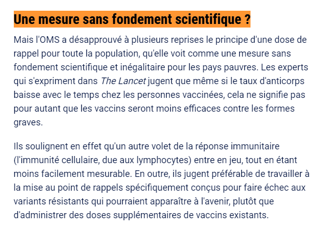 Guy_Fawkes_News's tweet photo. A quoi donc sert cette troisième dose à part à augmenter les profits des labos? Même l'OMS est contre, c'est dire. Constat identique en Belgique. Les français sont les dindons de la farce. https://t.co/Ngjb6HjCCJ