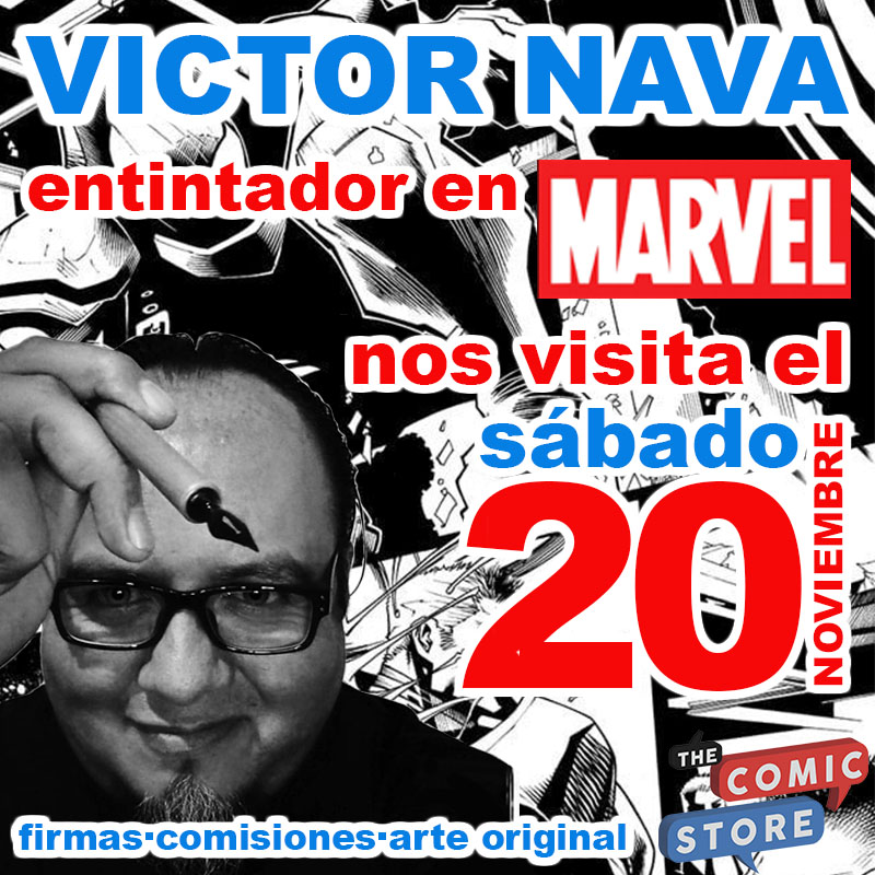 TheComicStoreMx's tweet photo. Les tenemos el super anuncio de que Victor Nava nos estará acompañando en un evento especial el Sábado 20 de Noviembre.

Habrá venta de páginas originales en su mesa, realizará comisiones y tendrá venta de prints. https://t.co/dYeDinKDMa
