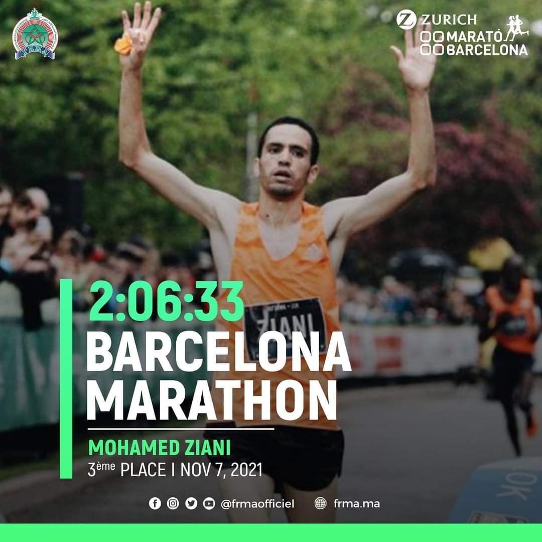 A_Marghini's tweet photo. Very proud of my Moroccan friends ๐๐
El Goumri Outhman ๐ฒ๐ฆ 2nd in Barcelona marathon ๐ฅ๐๐
Ziani ๐ฒ๐ฆ 3rd in Barcelona marathon ๐ฅ๐๐
El Aaraby ๐ฒ๐ฆ 2nd in New York marathon๐ฅ
๐๐๐๐๐๐๐ #blessandprotect @londonmarathon https://t.co/ukHw4bJyXp