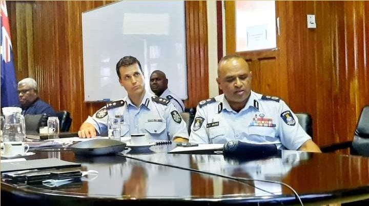 Common security challengers in the pacific tops the list of discussion yesterday during the <a href="/JHOPS/">jeff hopper</a> meeting.
Fiji was represented by the @Rfmf_Media , #FijiCOMPOL and few other Senior government officers.

More details on police.gov.fj/view/1612
