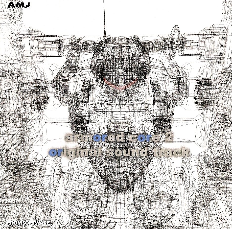 Armored Core 2 soundtrack front and back cover art 