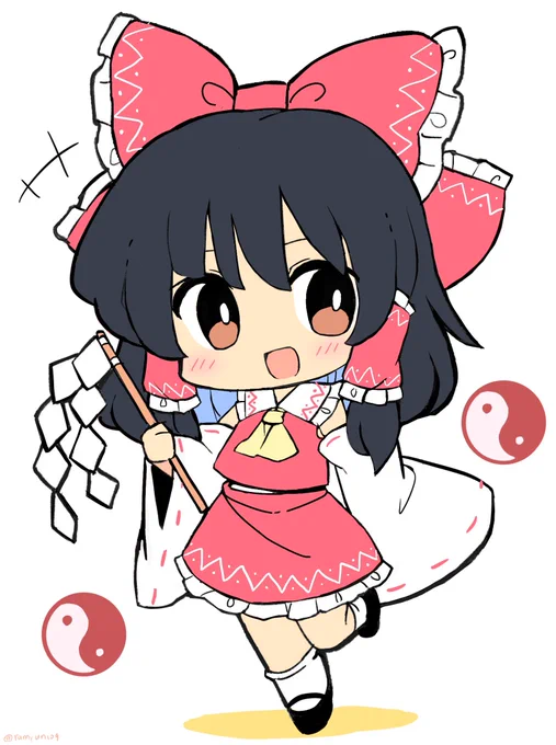 レイマリ並べた🔴⚪️⚫️🟡 