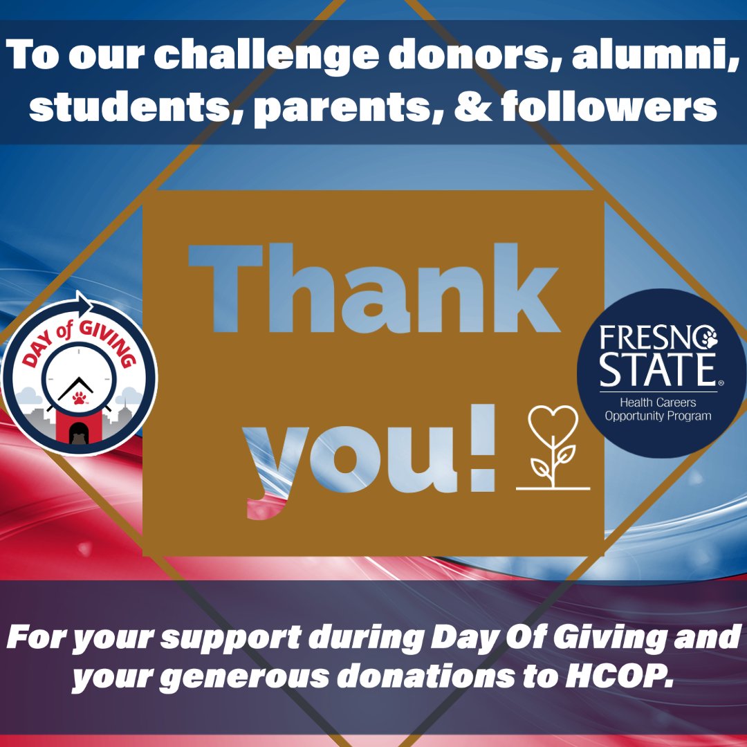 To our challenge donors, alumni, students and SM followers, we thank you for your your generous donations and your precious time on Day Of Giving!
THANK YOU!