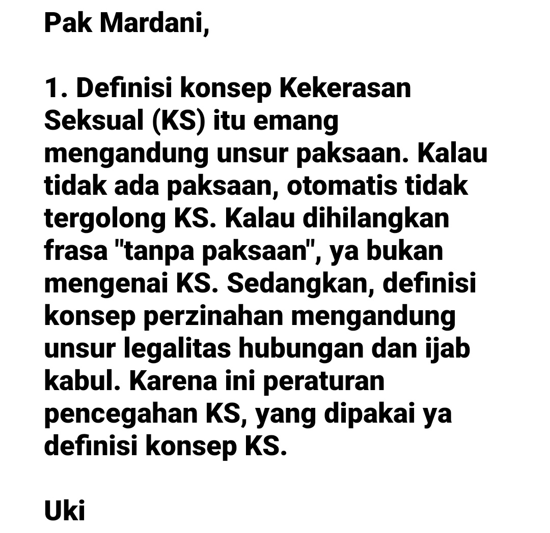Uki23's tweet photo. Dear rekans, mohon bantu RT keras pelurusan logika ini, biar gak sesat logika masyarakat kita dibuat sama PKS. Dukung terus Permendikbud Ristek no 30 tahun 2021 untuk melindungi hak-hak perempuan Indonesia di lingkup kampus. ✊ https://t.co/TQ0fKJ33li