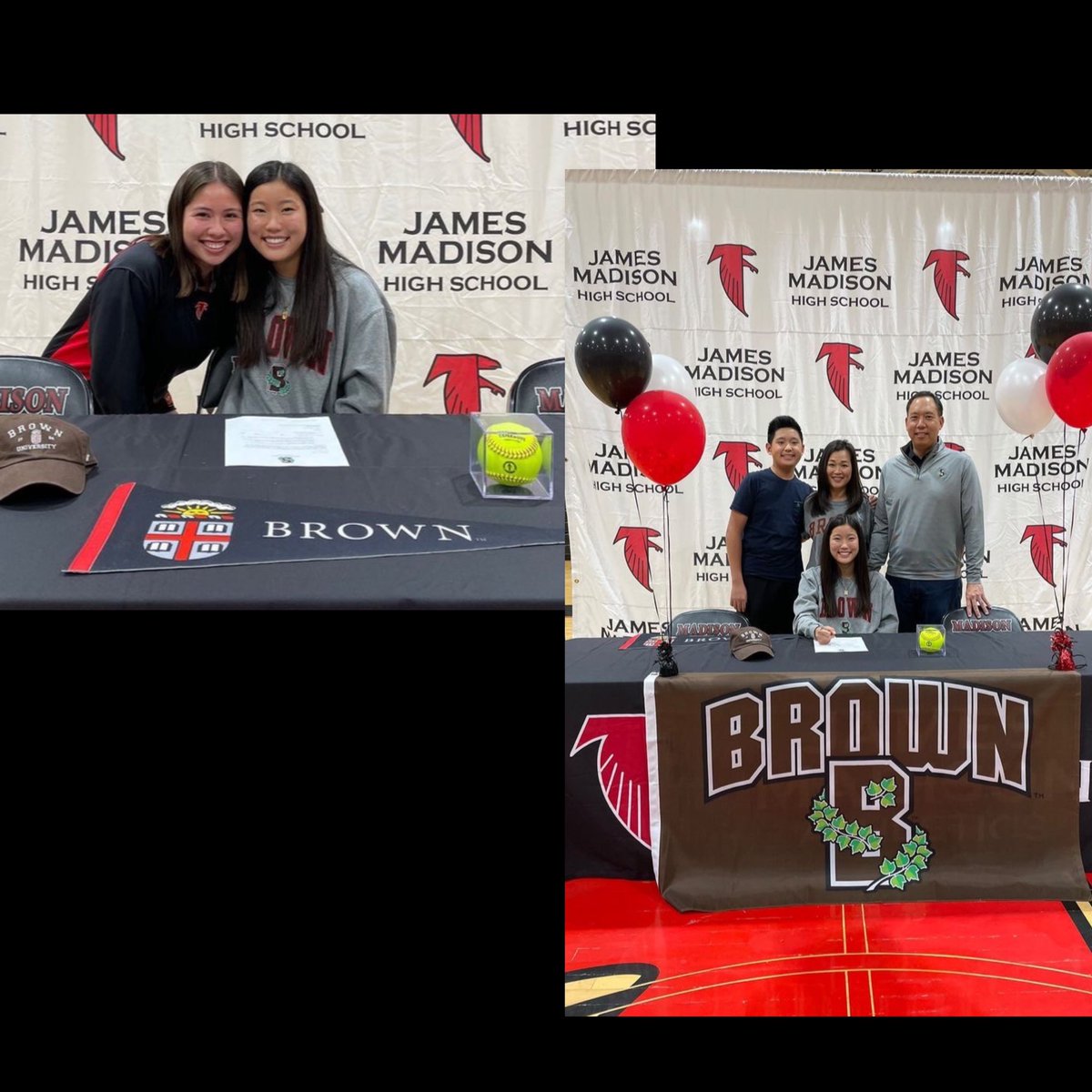 CONGRATULATIONS!
🥎 Katelynn Park
🖊 Brown University
.
.
#softball #baseball #nli #nationalsigningday #NSD21 #studentathlete #ncaabound #classof2022 #NationalLetterOfIntent
#CollegeSigningDay #fairfaxva <a href="/katelynnp_3/">Katelynn Park</a>