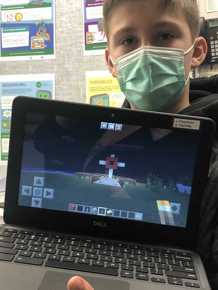 ErinRichardHZSD's tweet photo. Constructing places to remember and reflect with Minecraft Education @PlayCraftLearn @nokomisschool @horizonsd205 #WeRemember #STEAMclass #Learningwithtech #growchangelearn #Minecraft https://t.co/3q9fEXfT5O