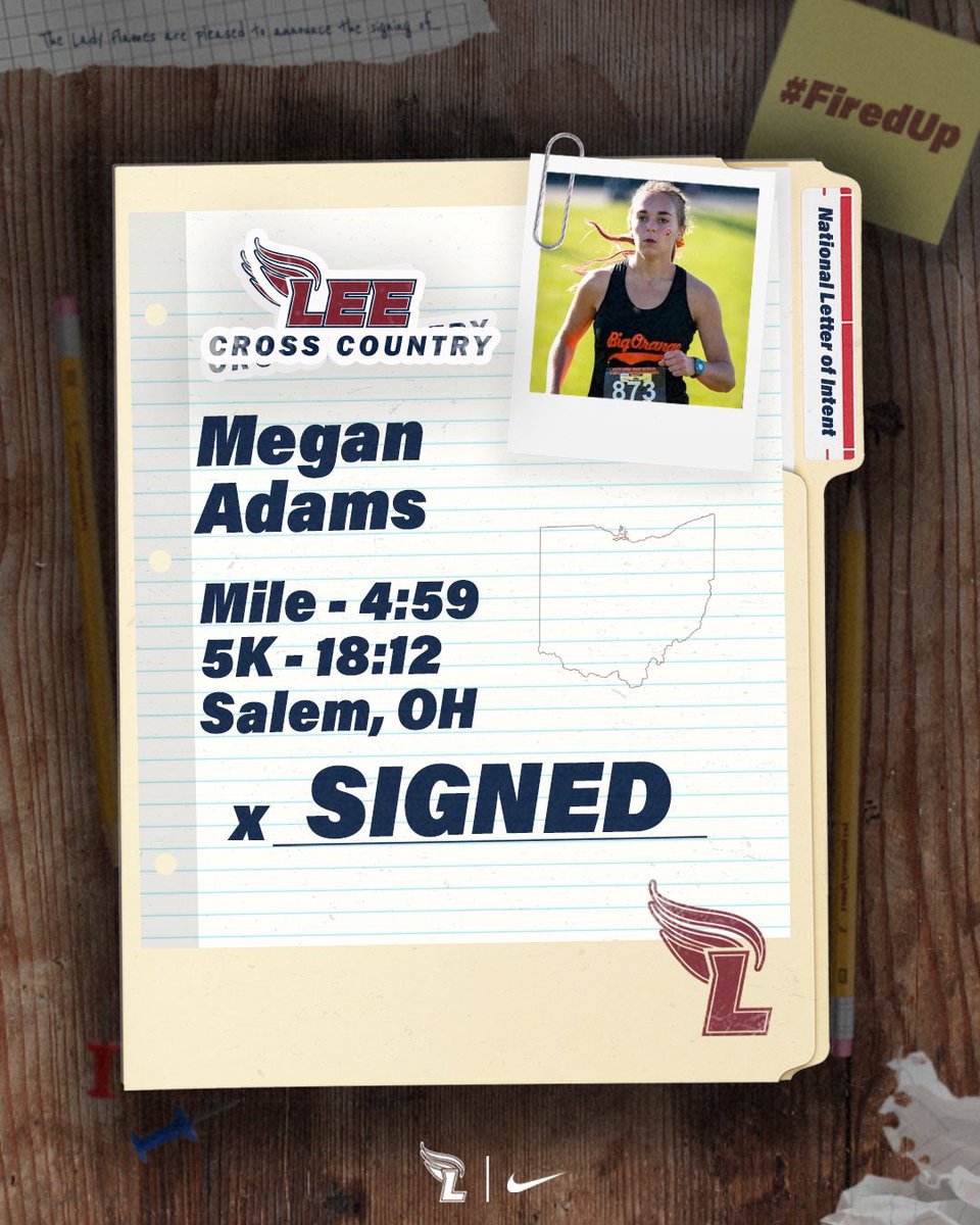 LeeUTFXC's tweet photo. Pumped to announce the signing of Megan Adams to the family! The Ohio Native runs a 4:59 mile and a 18:12 5K 👀 #FiredUp https://t.co/bxBbjZkSnN