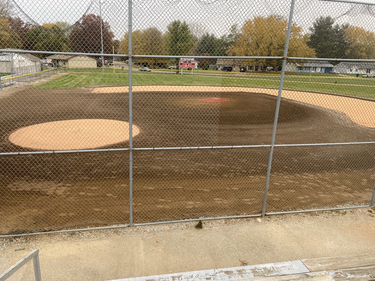 BlakeMarschand's tweet photo. Monticello Youth League. Tear off and a new @duraedge skin and plate. Sod to come. #marschandsafs https://t.co/BeUKHlDflY